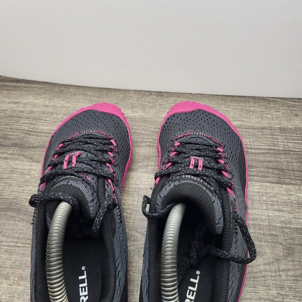 Merrell Vapor Glove 6 Granite Fuchsia Minimal Trail Running Shoes Womens Sz 8.5 - Picture 6 of 10